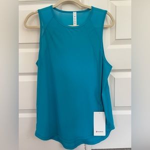 NWT Lululemon Sculpt Tank Sz 10 turquoise tide